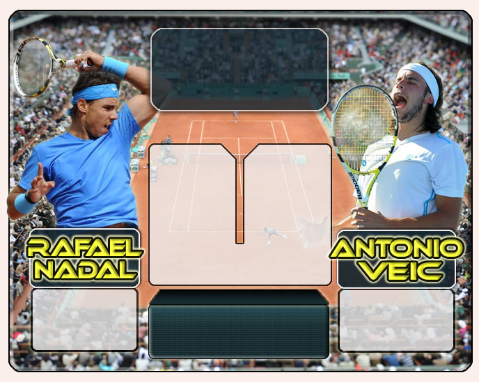 Nadal vs Veic en Roland Garros 2011